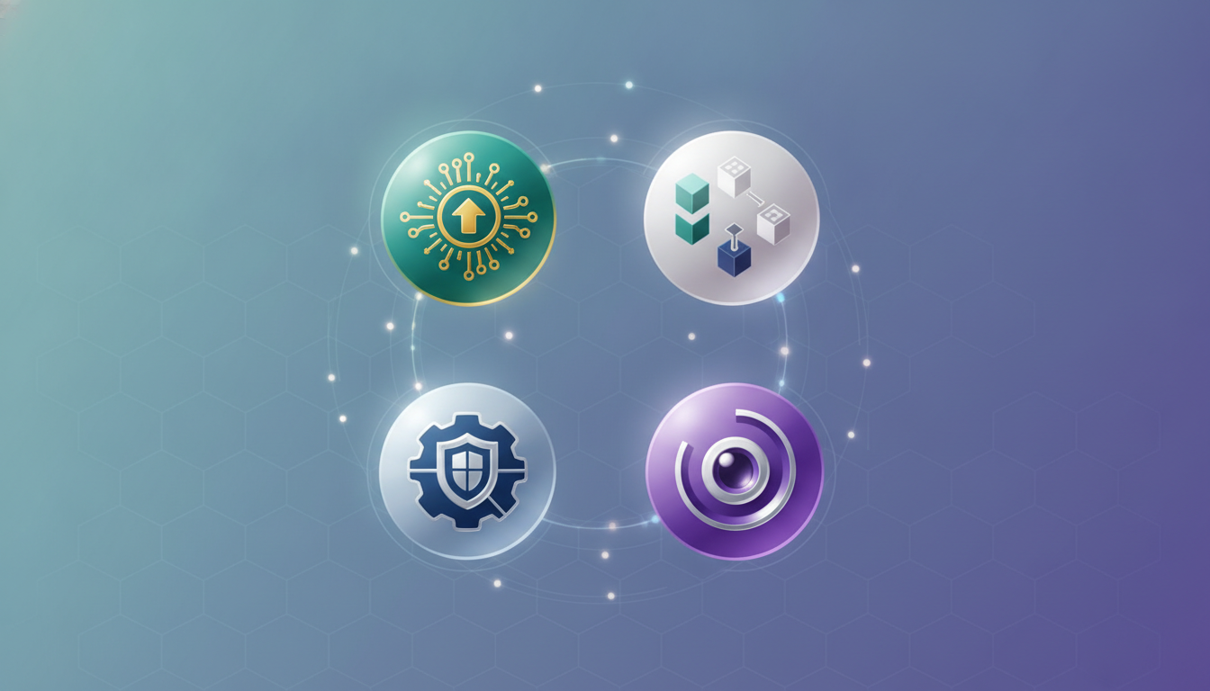 Symbolic representation of various medical industry associations working in synergy.